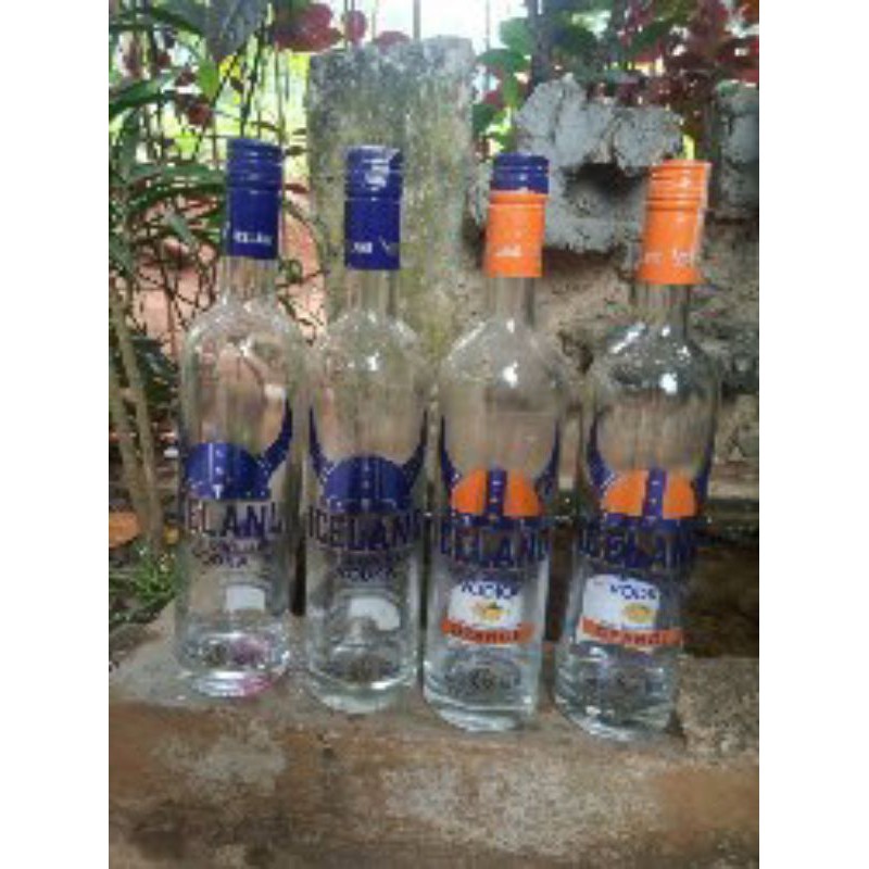 BOTOL bekas Iceland botol bekas minuman botol kaca botol bekas minuman keras
