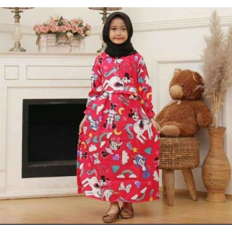 GAMIS KATUN ANAK USIA 5-7 TAHUN