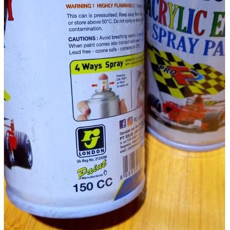 Pilok Pilox Cat RJ Primer Grey 68 Epoxy Warna Dasar Epoxy 150cc Cat Semprot Rj 150cc