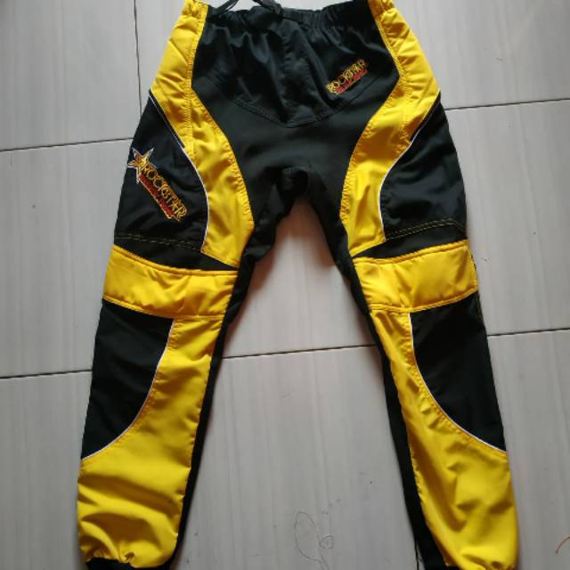 Cc celana cross trail motor sport rock.star kuning