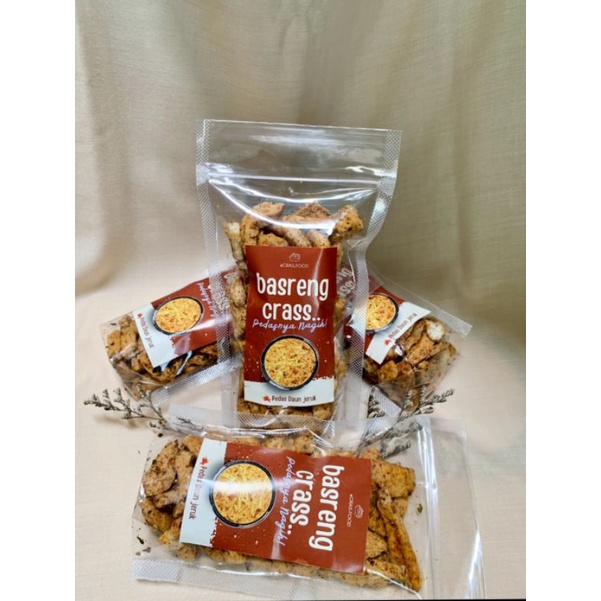 

Basreng Crass pedas daun jeruk