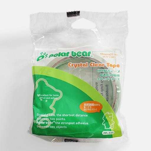 

Gramedia Samarinda - Polar Bear Pp-131 Crystal Clear Tape 18Mm X 27,4M