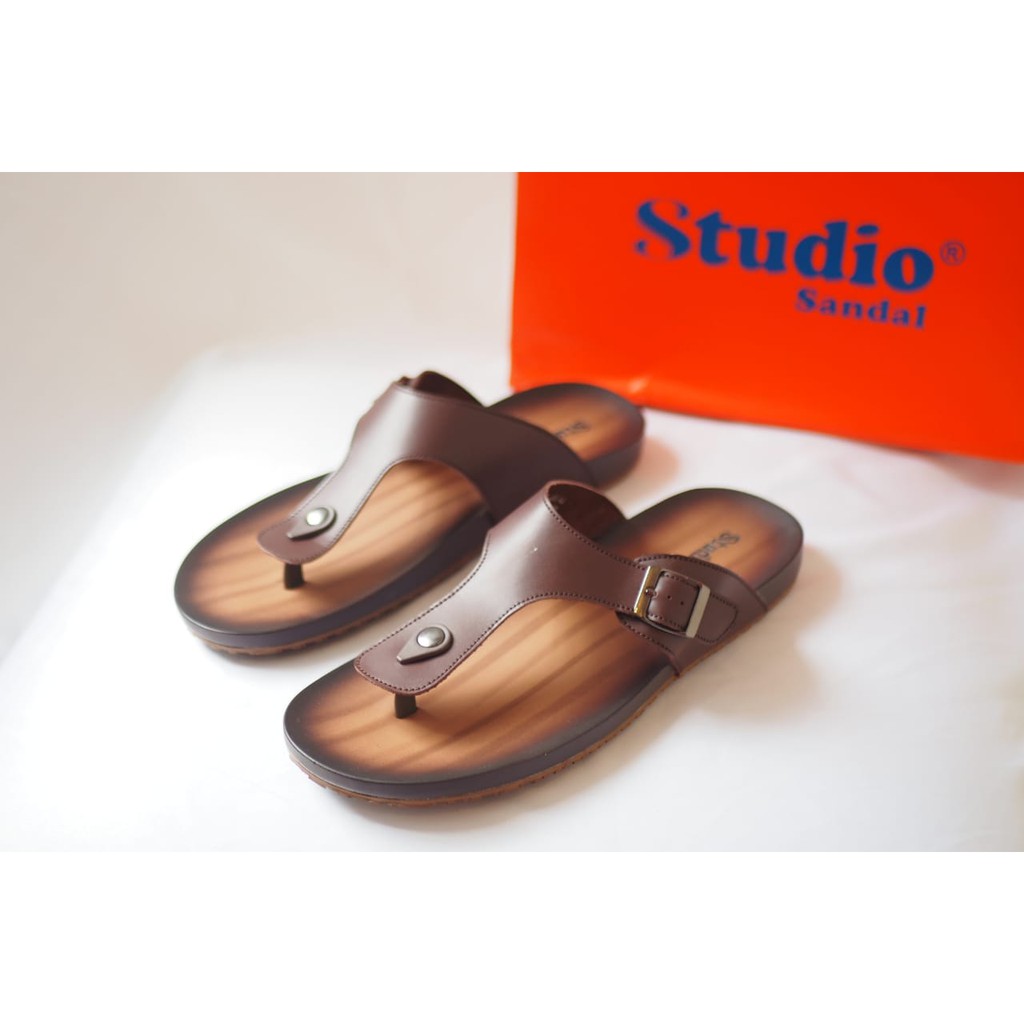 COD SANDAL JEPIT PRIA KULIT ORIGINAL STUDIO 09 TERBARU MURAH