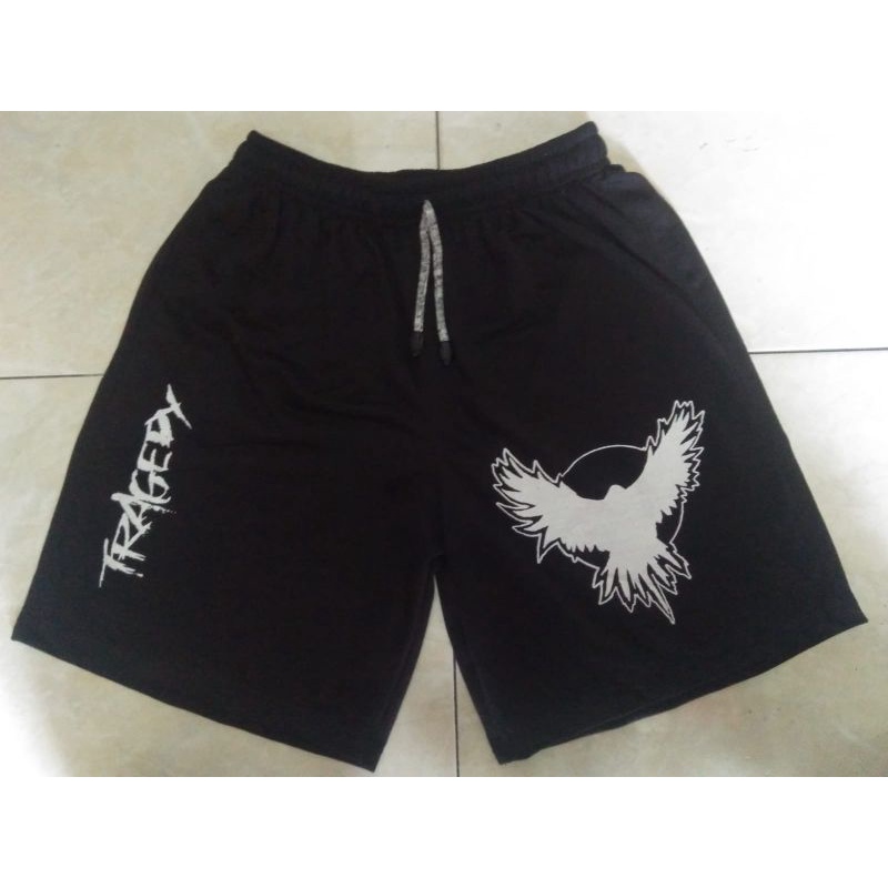 Celana Kolor Boxer Menshort Menshort Logo Band Musik Punk Underground Metal