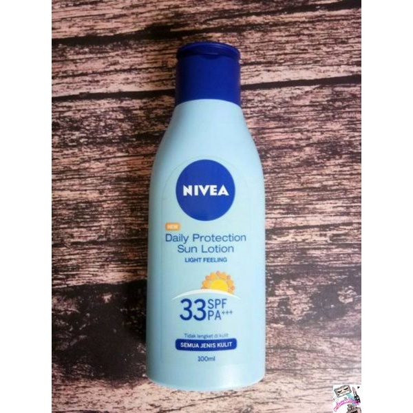 ☃️Cutezz_Ching1☃️Nivea Daily Protection Sun Lotion SPF33 (100ml)