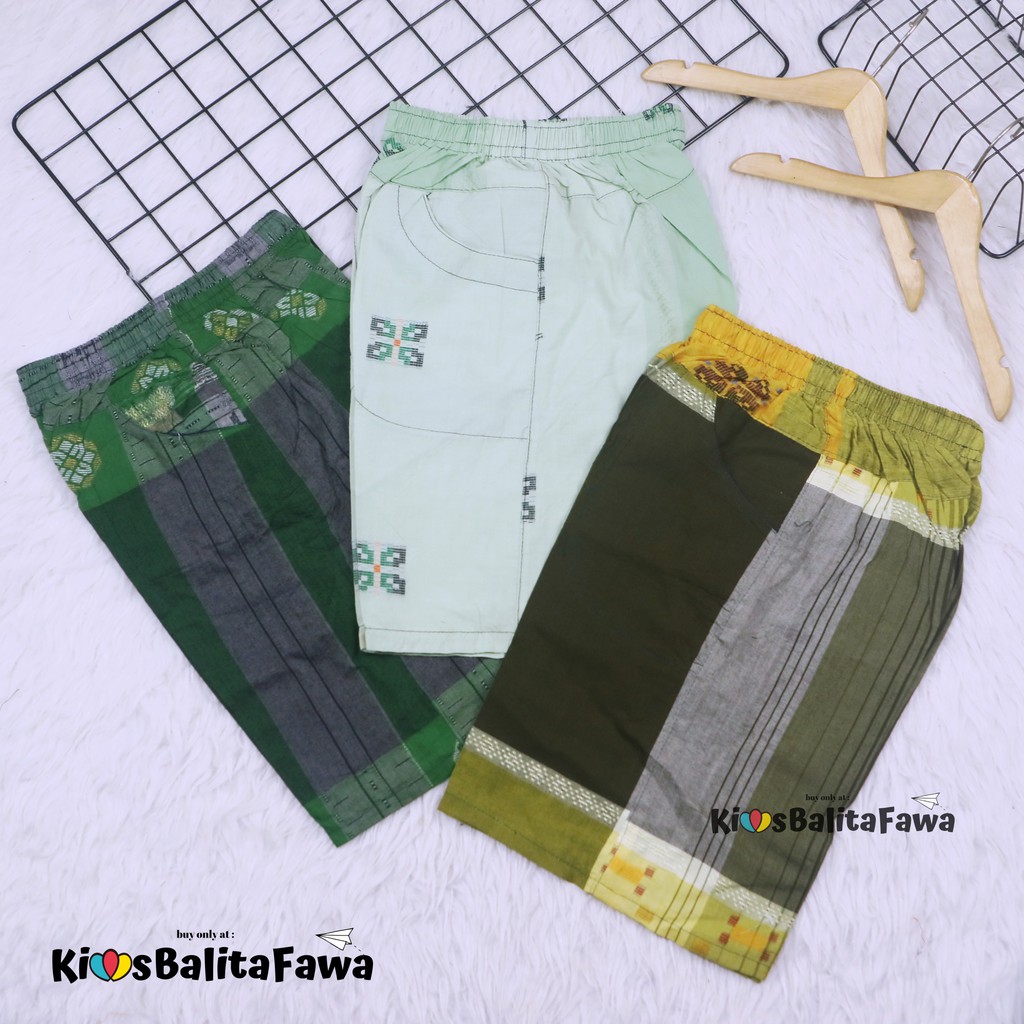 Celana Hawai Square 7-10 tahun / Celana Harian Boxer Murah Anak Tanggung Kids Summer Pants