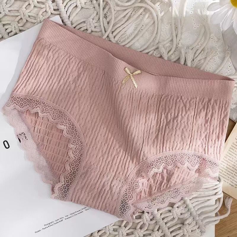 [ LINGERIE MASTER ] - (C-23) Celana dalam Wanita Bahan Katun CD Seamless Pakaian Dalam Wanita-C-23 Pink