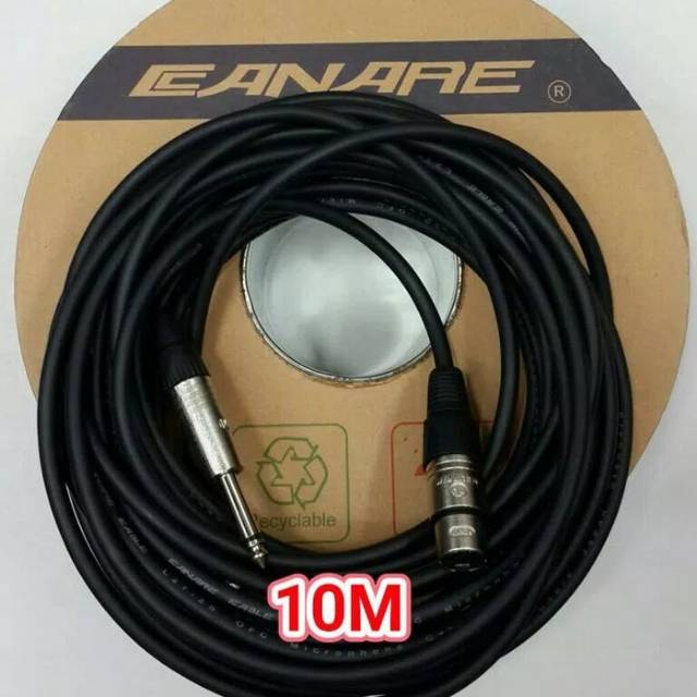 Kabel mic jadi.kabel audio canare japan.canon xlr female to akai.10meter.