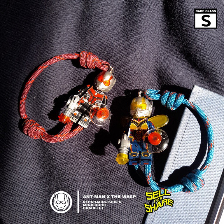 GELANG LEGO MINIFIGURE ANT-MAN / GELANG LEGO ANT-MAN THE WASP / ANTMAN THE WASP / GELANG SUPER HERO