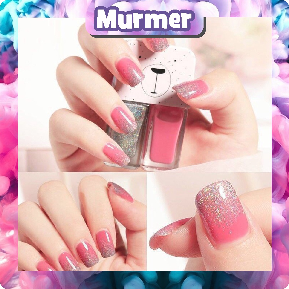 Murmerofficial 2IN1 KUTEK HALAL KUTEKS 2 TONE KUTEK KOREA Cat Kuku muslimah Gel Nail polish R610