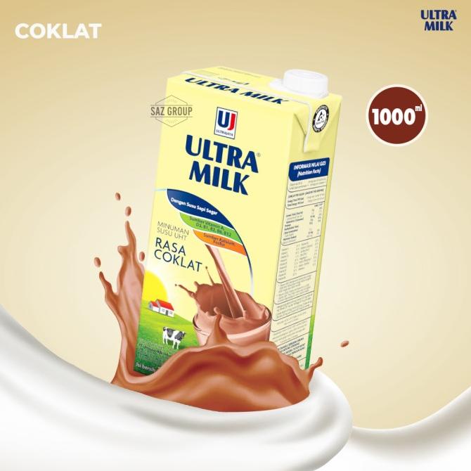 

(BISA COD) Susu Ultra Milk 1000ml 1 Karton - Ultra Milk 1 Liter - Dus Isi 12pcs SPECIAL Kode 1325