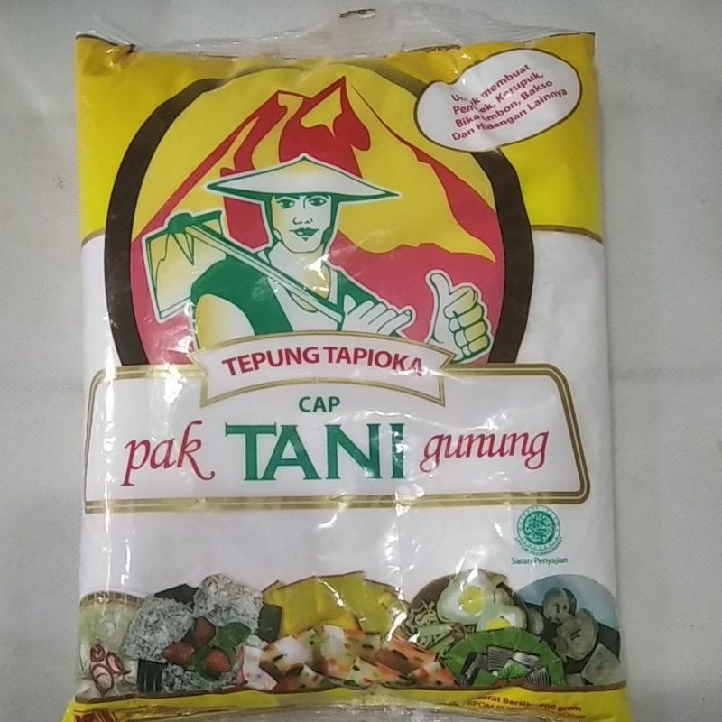 Tepung Tapioka cap pak tani gunung 500gram