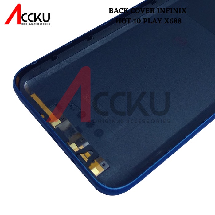 Back Cover Tutup Belakang For Infinix Hot 10 Play X688  Backdoor X688 dilengkapi Tombol ON OFF &amp; Volume