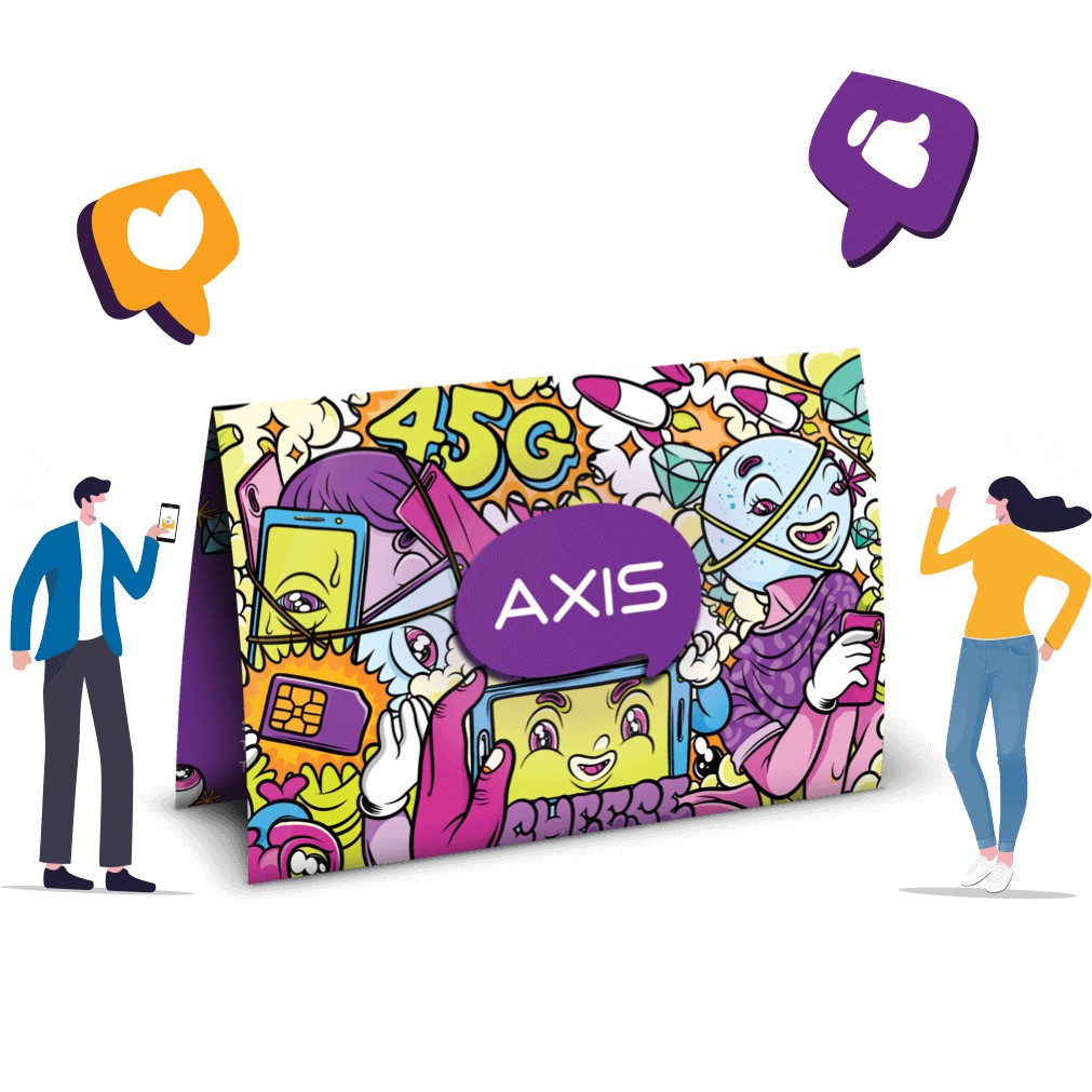 Kartu Perdana AXIS 4GB / 2 Bulan