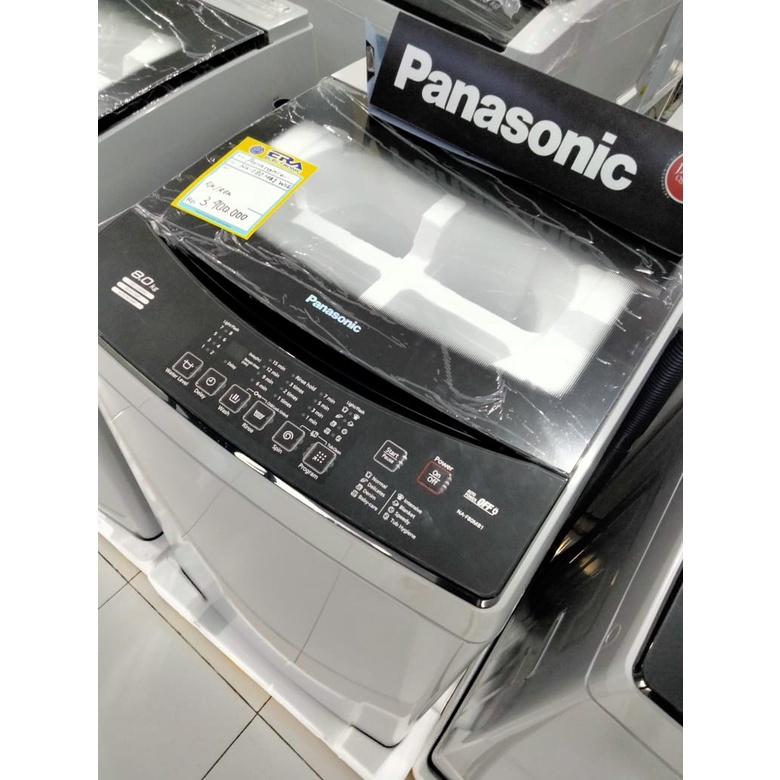 MESIN CUCI PANASONIC 1 TABUNG TOP LOADING NA-F 80 MB1 Kapasitas 8 kg Magelang