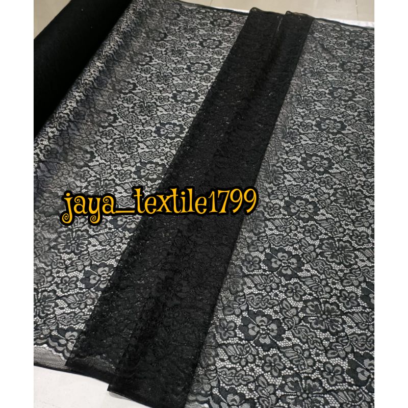 Murah!!! Kain Brokat non gliter / Bahan brokat kebaya meteran