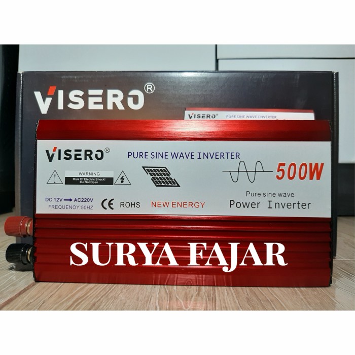 Inverter Pure Sine Wave Visero 500w VIO-500 PSW 500 Watt Sinus Murni BEST SELLER