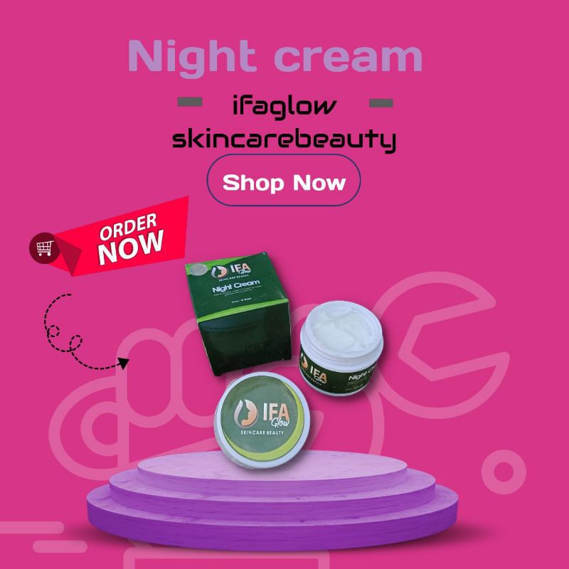 Night cream premium Ifa glow skincare