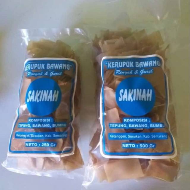 

Kerupuk bawang sakinah