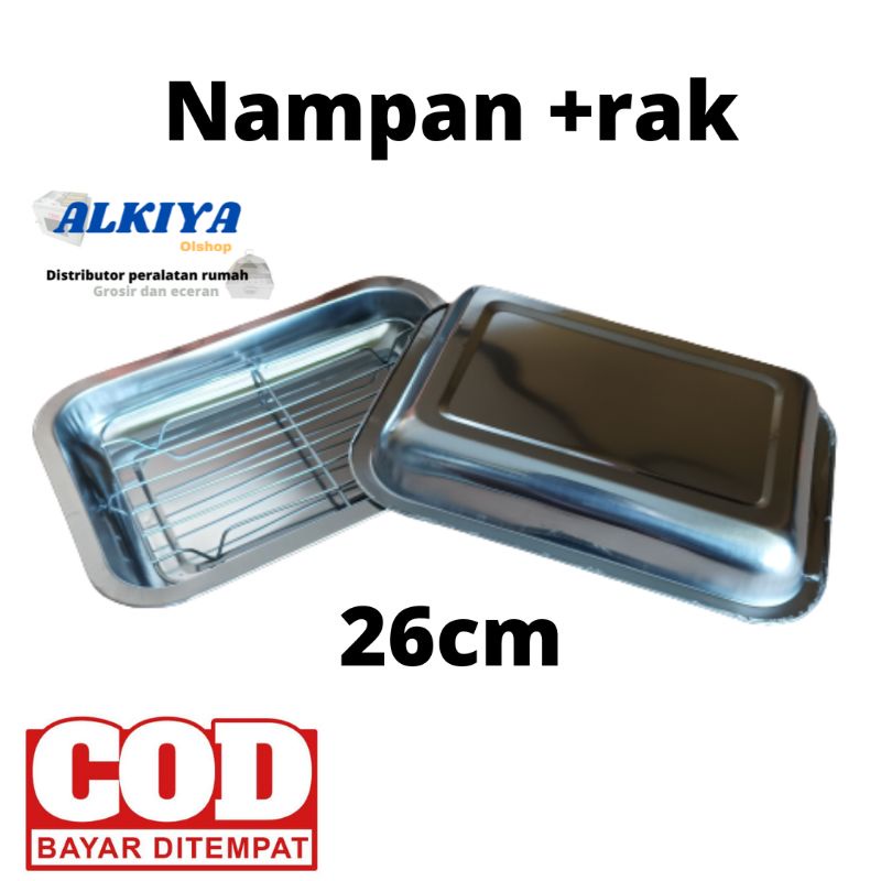 Cooling Tray set/Nampan stainless/Peniris makanan/Peniris gorengan/ber variasi