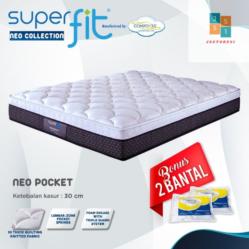 Kasur Spring Bed Comforta Superfit - NEO POCKET