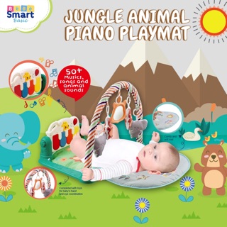 Bebe Smart Basic Piano  Playmat Jungle Animal Shopee 