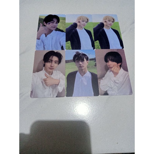 photocard pc lucky draw ld pws enhypen d:a sunghoon, niki, jay, heeseung