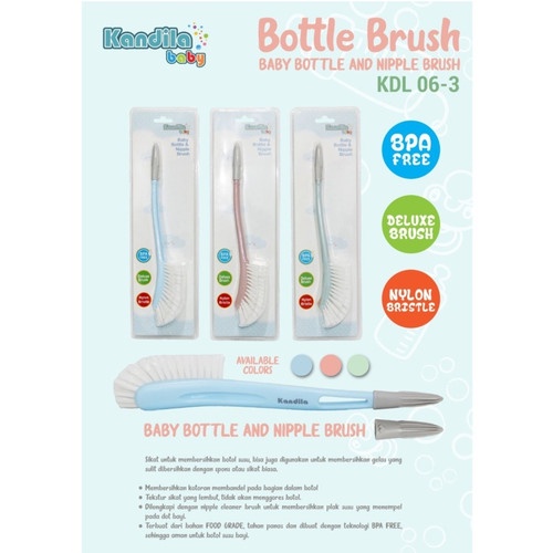 MIZO Bottle Brush CROWN Super Brush KANDILA Sikat Botol Nipple brush Straw