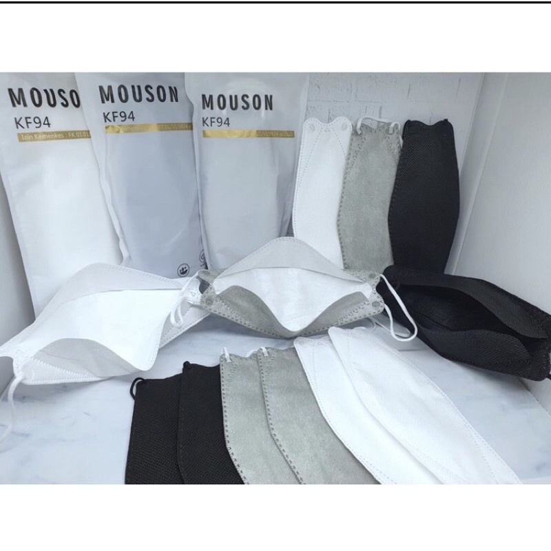 Masker Mouson KF94  4ply Kemenkes Masker Korea EVO