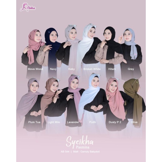 SYEIKHA PASMINA BY ABIKA HIJAB AB 544