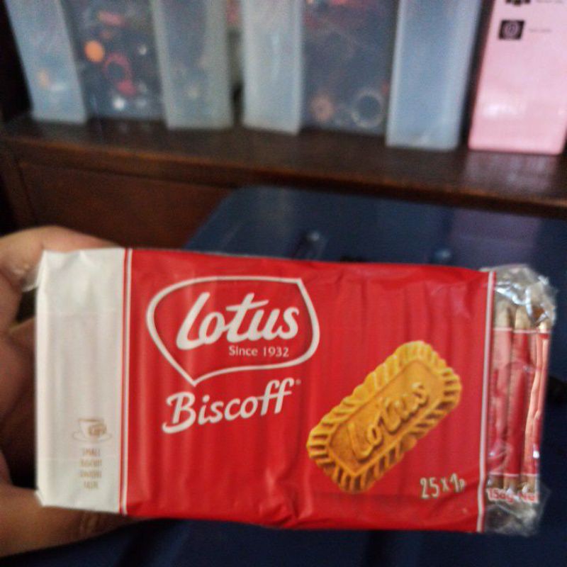 Lotus Biscoff 156gr 156g 25 keping 25 sachet Biscuit Biskuit Lotus READY STOCK BANDUNG