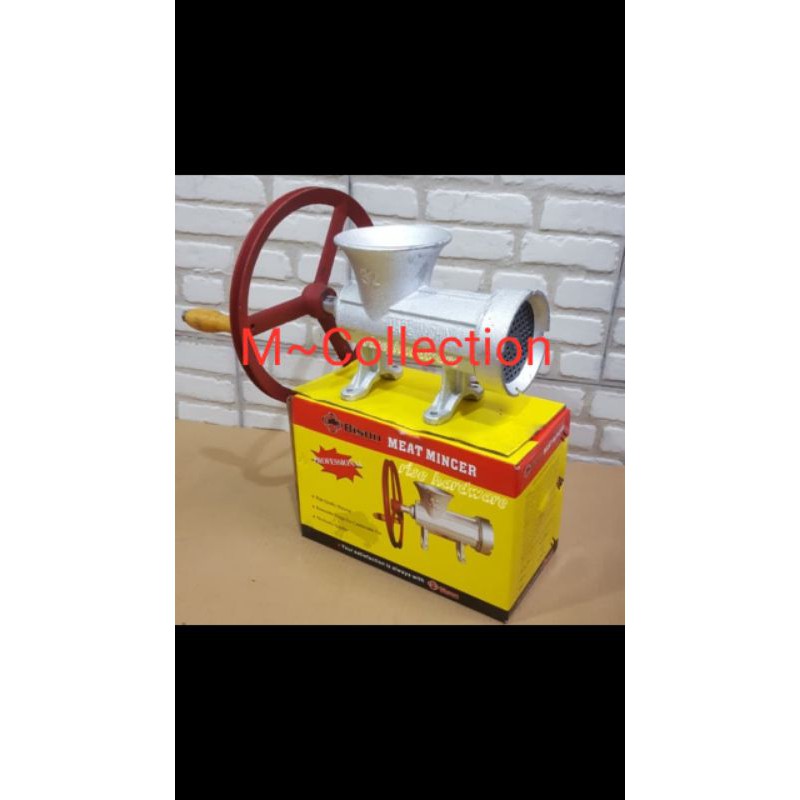 BISON Gilingan Daging No 32 Meat Mincer Pulley Baru Bs COD