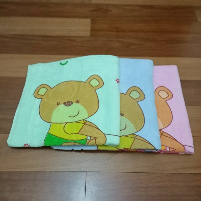 Handuk Mandi Bayi / Handuk Anak merk Twin Warna size Besar 60x120