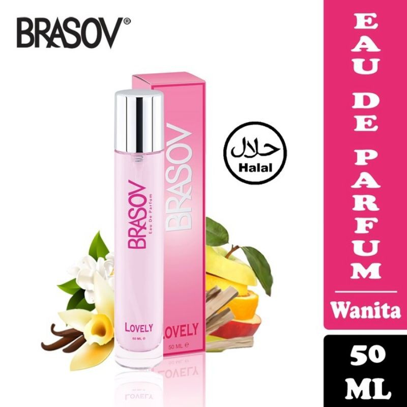 PARFUM WANITA TAHAN LAMA - PARFUM PRIA - BRASOV PARFUM BPOM 50ML - PARFUM BRASOV ORIGINAL - Ungu