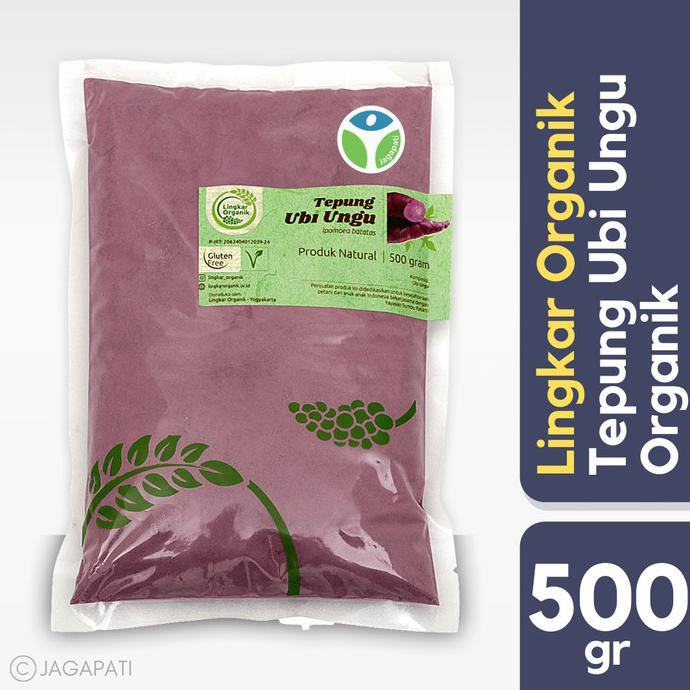 

TERMURAH Lingkar Organik - Tepung Ubi Ungu 500gr - Gluten Free - Mpasi Kode 771