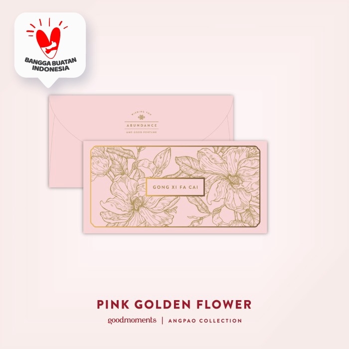 

Pink Golden Flower Angpao (1Pack 8Pcs) 051