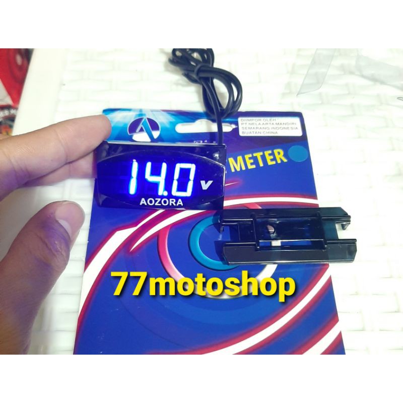 Jual voltmeter aki universal all motor | Shopee Indonesia