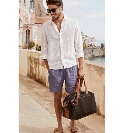 Anko Linen Oxford Short Pants