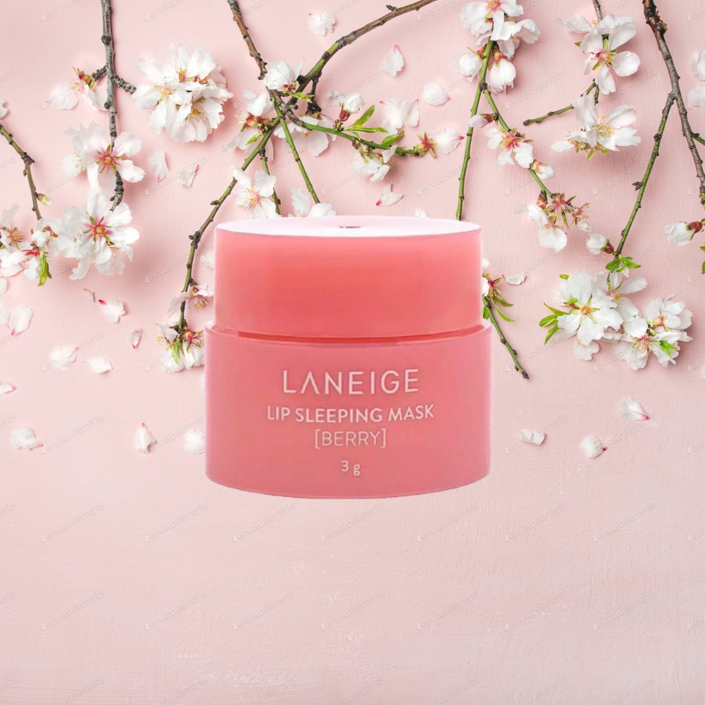 Laneige Korean Lip Sleeping Mask Masker Bibir Rasa Berry 3 Gr