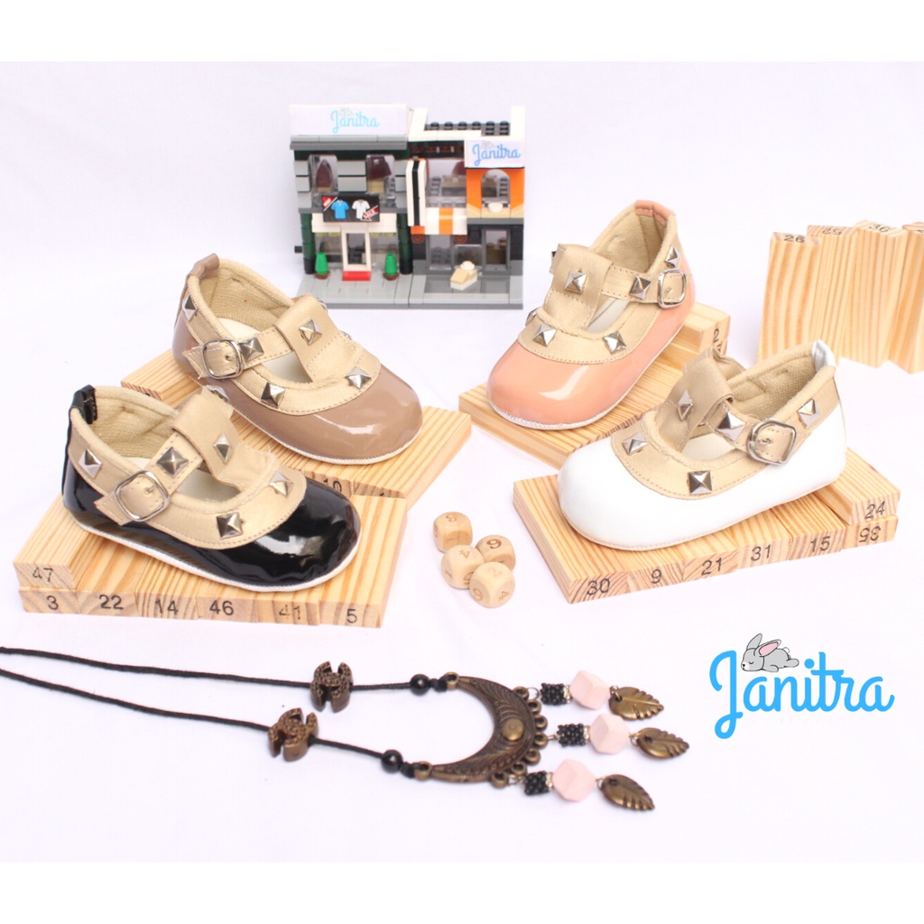 janitra balet piramid sepatu baby pre walker anak belajar jalan sepatu bayi gendong baby shoes