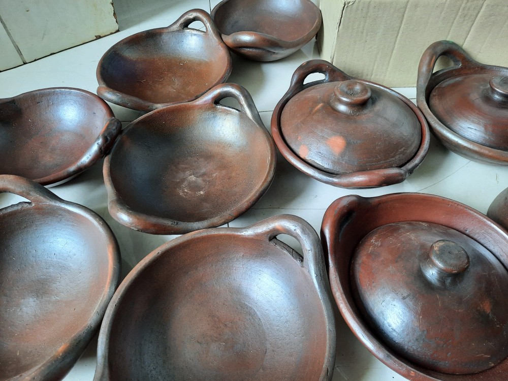 Gerabah | Wajan Tanah Liat Natural / Wajan Serabi D17