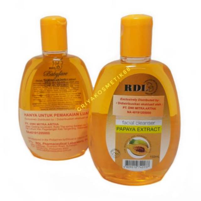 FACIAL CLEANSER RDL EXTRACT PAPAYA 150 ML ORIGINAL