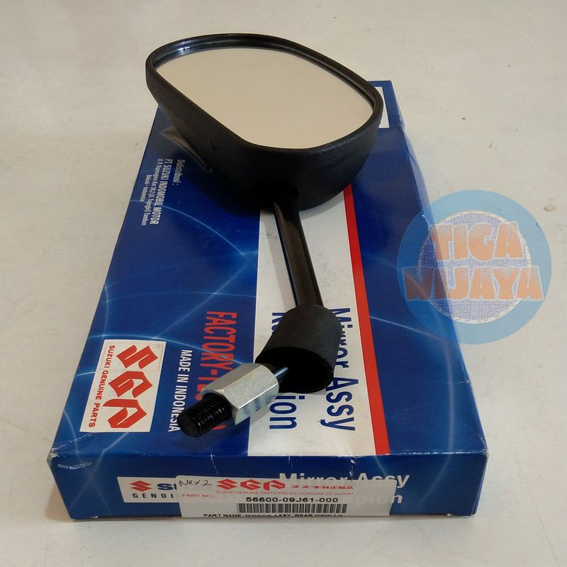 Spion Kiri Hitam Drat 14 Suzuki Nex 2 Original