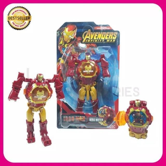 Jam tangan anak avenger/souvenir kado ulang tahun anak