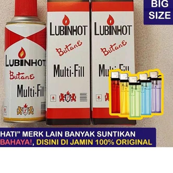 DISKON  7.7 BENSOL ISI ULANG KOREK BEKAS BENSOL ISI ULANG KOREK BARA Bensol Korek Api LUBINHOT 220GR