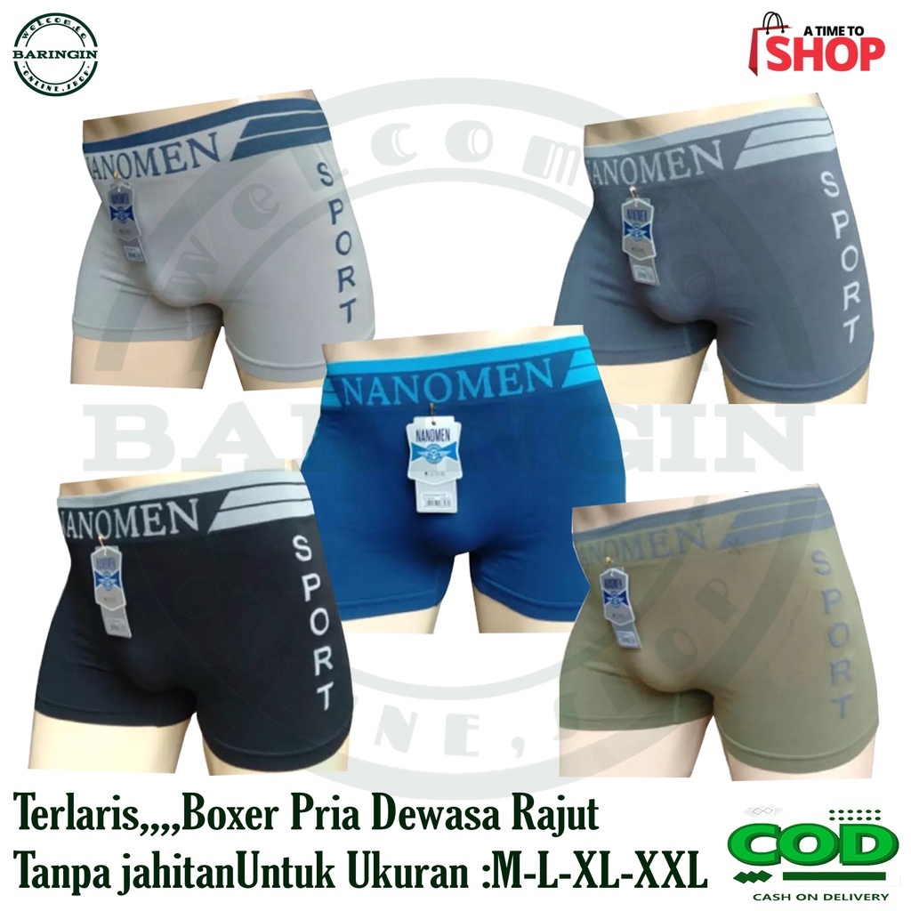 Boxer Pria Dewasa ISI 3 PCS Celana Dalam Pria Dewasa