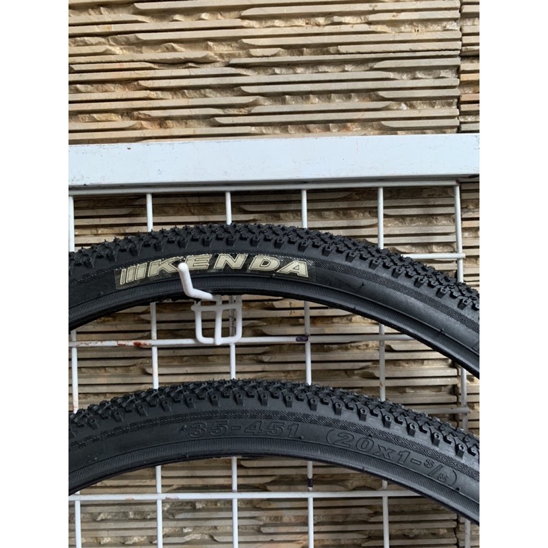 BAN LUAR KENDA 20 1 3/8 ERTERTO 451 BAN KENDA 20PLUS 20+ WARNA HITAM