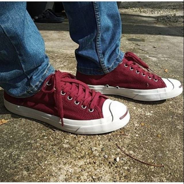 Converse Jack Purcell Ox Dark Burgundy