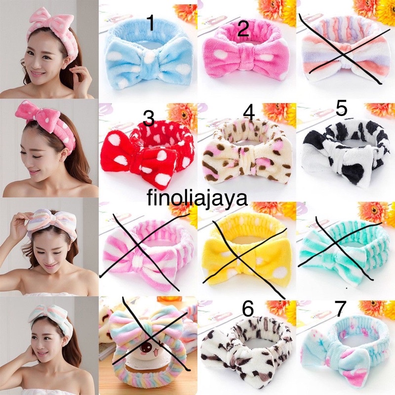 bandana bulu / bando bulu anak / bando anak