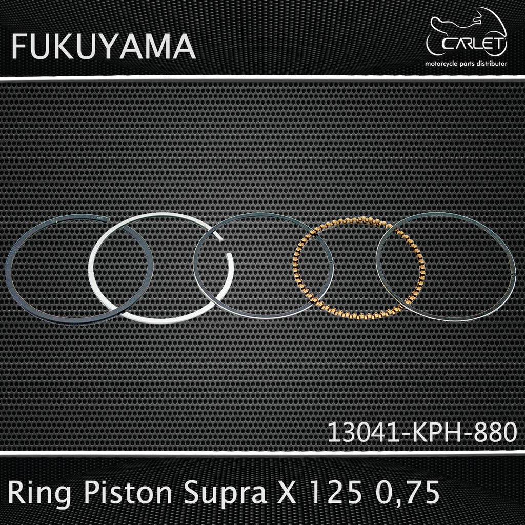 Fukuyama Ring Seher / Ring Piston Karisma / Supra X 125 / FI-0.75